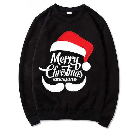 

Christmas Cosplay Cartoon Manga Sweatshirt Anime Graphic Top For Men's Women's Unisex Adults' Hot Stamping 100% Polyester Party Festival