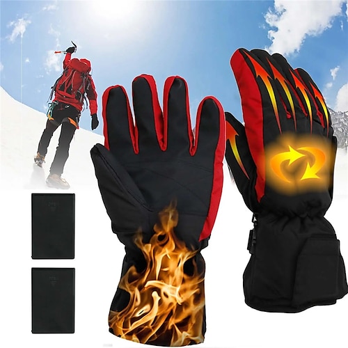 

Beheizte Handschuhe Beheizte Handschuhe mit wiederaufladbarem Akku Outdoor Indoor Batteriebetriebener Handwärmerhandschuh als Geschenk zu Weihnachten