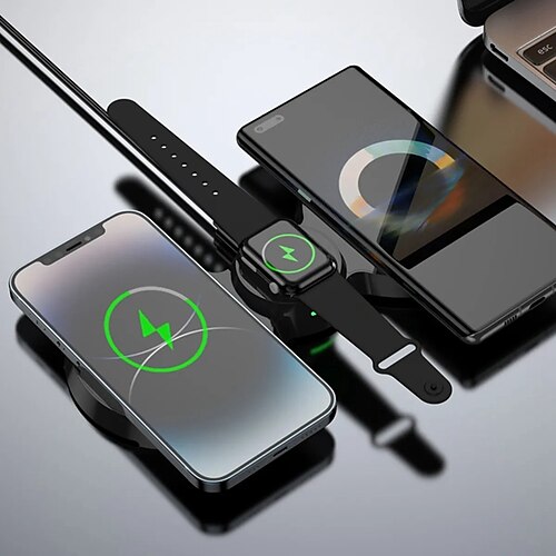 

Kabelloses Ladegerät, Ladestation, 8 Ports, Multi-USB-Ladestation, RoHS, CE-zertifiziert, FCC, schnelles kabelloses Laden, Magsafe, magnetisch, für Mobiltelefon, Tablet, iPhone, iPad, Mobiltelefon,