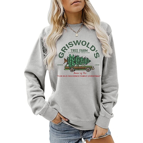 

Weihnachten Weihnachtsbäume Weihnachtsstrickjacke Kapuzenshirt Pullover Anime Grafik Kapuzenshirt Für Damen Erwachsene Heißprägen 100% Polyester Party Festival