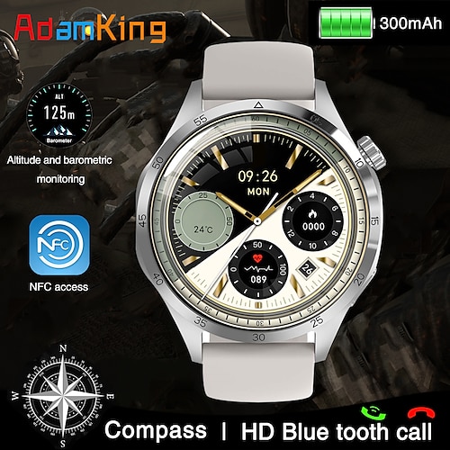 

696 DSGT4PRO Reloj inteligente 1.6 pulgada Smartwatch Reloj elegante Bluetooth Monitoreo de temperatura Podómetro Recordatorio de Llamadas Compatible con Android iOS Hombre Llamadas con Manos Libres