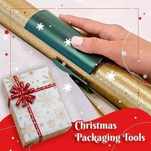 

Резак для оберточной бумаги, резак для оберточной бумаги для подарков на день рождения и Рождество, резак для резки рулонов крафт-бумаги, легко режется трубка для резки оберточной бумаги