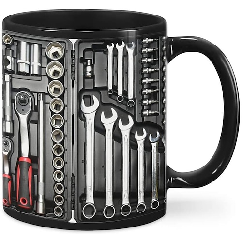 

Mechanic Toolbox Set Mug 350ml, Ceramic Coffee Mug, Mechanic Toolbox Cup