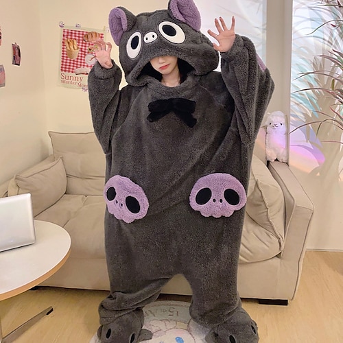 

Adulto Pijama kigurumi Vestuário de Noite Camuflagem Monstro Animal Mais Fantasias Animal Pijamas Macacão Uma Peça fibra de poliéster Cosplay Para Homens e Mulheres Baile de Máscaras Pijamas Animais