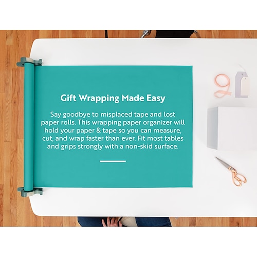  Wrap Buddies Tabletop Gift Wrapping Tool, 2 Clamps