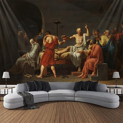 

jacques-louis david pintura tapeçaria pendurada arte de parede grande tapeçaria mural decoração fotografia pano de fundo cobertor cortina casa quarto sala de estar decoração