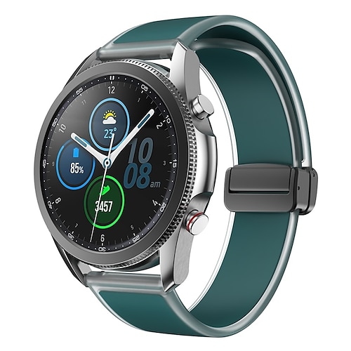 

Ver Banda para Samsung Galaxy Watch 6/5/4 40/44mm, Galaxy Watch 5 Pro 45mm, Galaxy Watch 4/6 Classic 42/46/43/47mm, Watch 3, Active 2, Gear S3 S2 Silicona Reemplazo Correa Impermeable Ajustable