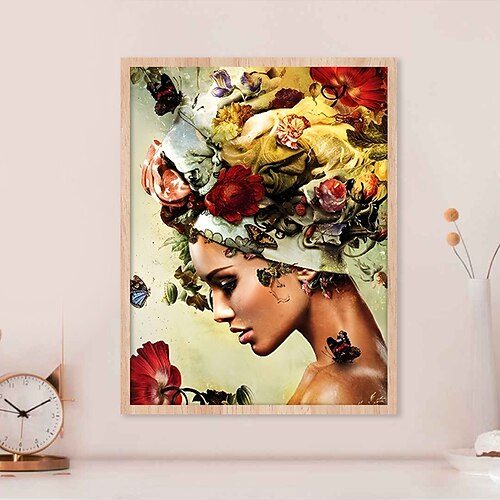 

1pc People DIY Diamond Painting Beautiful Woman Diamond Painting Handcraft Home Gift Without Frame