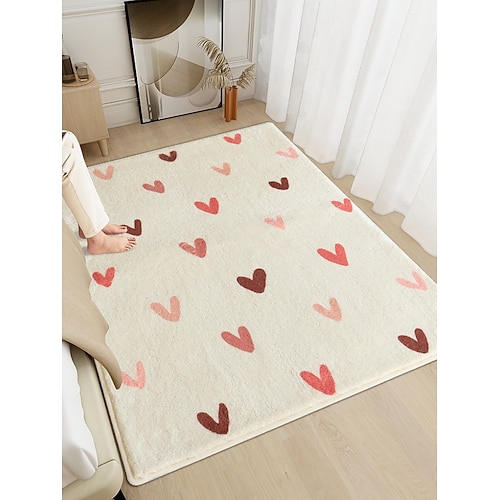 

Thickened Imitation Cashmere Window Mat, Cartoon Small and Fresh Children's Room, Water Absorbing Foot Mat, Household Minimalist Balcony Cushion