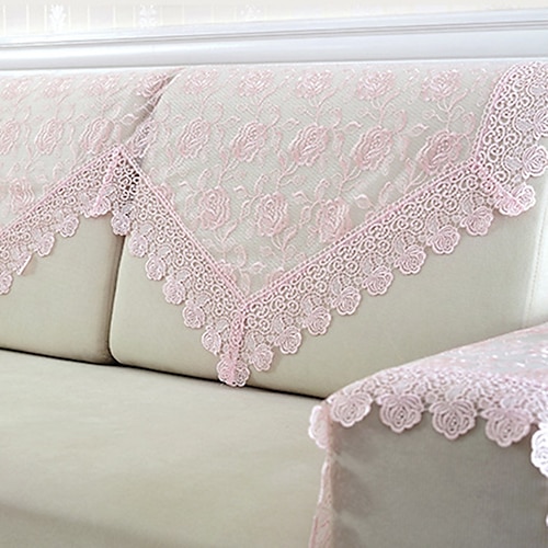 

Lace Sofa Cover for Armrest Backrest, Couch Towel Cover, Sectional Sofa Cover, Slipcovers For Love Seat, L Shaped, Arm Chair Protector(Not Sold By A Set)