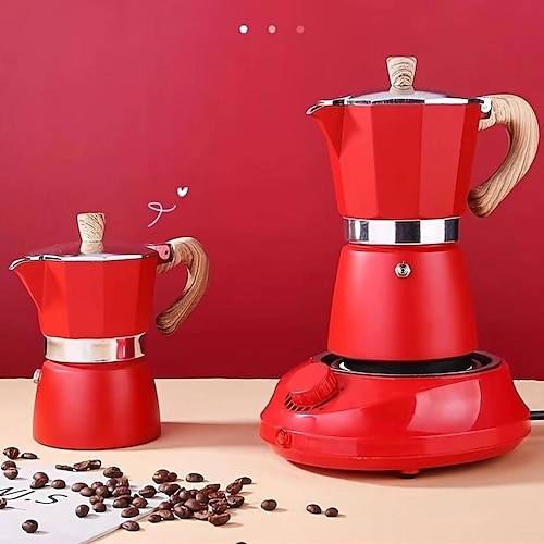 

Nueva cafetera moka portátil, cafetera manual para acampar en casa y al aire libre