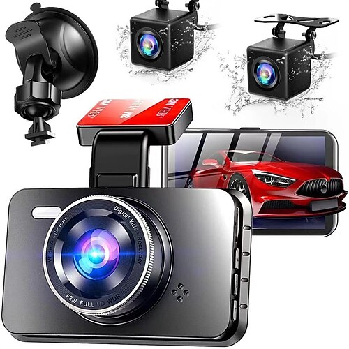 

Dash Cam 1080P DVR Dashboard Camera Car Driving Recorder 3 Inch Driving Camera LCD Screen, 170° Wide Angle, WDR, G-Sensor, Loop Recording