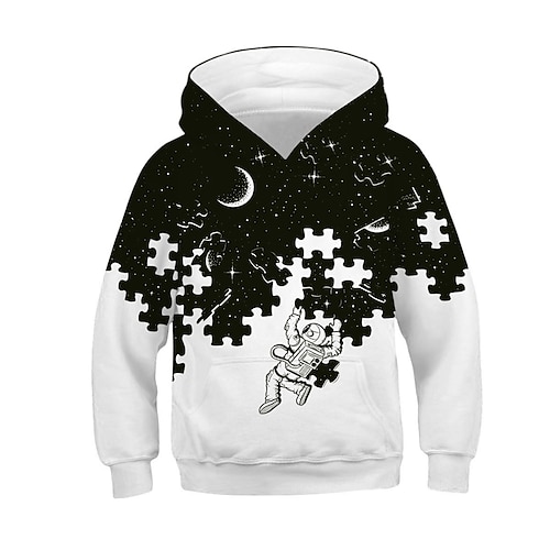 

Family Hoodie Graphic Galaxy Casual Print style 1 Style 2 Style 3 Long Sleeve Daily Matching Outfits