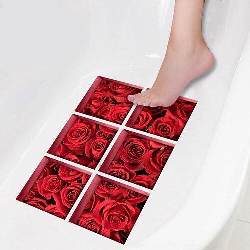 

Alipis Wall Patch Non Slip Tub Tattoos Vinyl Stickers Non Slip Traction to tub Stickers Anti-Slip Stickers Bathtub Antiskid Stickers Decal Removable Toilet Paper 3D.