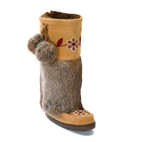 

Femme Bottes Bottes Cow boy Extérieur Talon Plat Rétro Vintage Pluche Faux suède Chameau