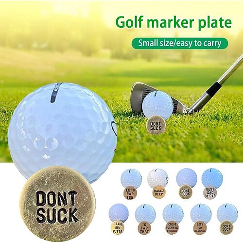 

marcador de bola de golfe engraçado para homens adultos, presentes de golfe para homens ou ele, marcadores de golfe de humor para o pai, bola novidade natal presente de dia dos namorados