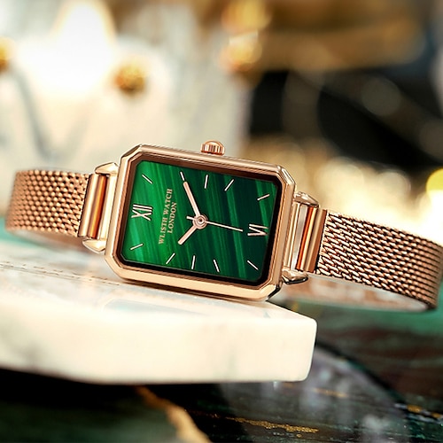 

Damen Quarz uhr Minimalistisch Sport Geschäftlich Armbanduhr WASSERDICHT Edelstahl Beobachten