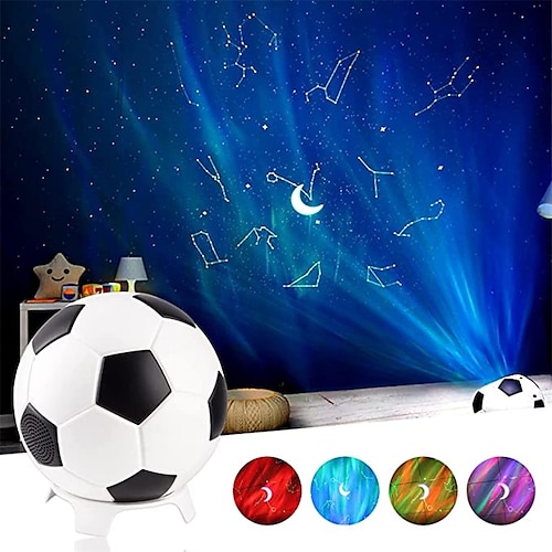 

Star Projector Light Smart App Soccer Star Projector With BT Speaker White Noise Night Light For Kids Adults Game Room Ceiling Room Decor