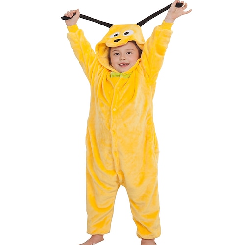 

Kinder Kigurumi-Pyjamas Nachtwäsche Karton Schweinchen / Schwein Hund Tier Pyjamas-Einteiler Kuschelig Zeichentrick Lustiges Kostüm Flanell Cosplay Für Jungen und Mädchen Weihnachten Tiernachtwäsche