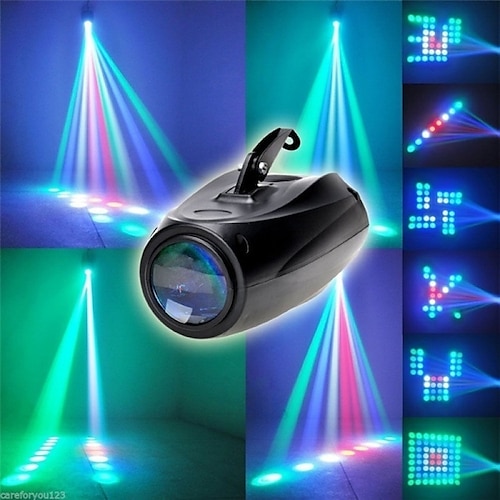 

LED RGB Bar Lighting Laser Projector Party Club DJ Lamp Effect LED Stage Light Patterns Dj Bar Wedding Stage Party Lights