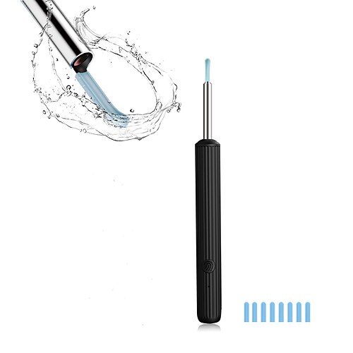 

Enlèvement de cire d'endoscope d'otoscope d'oreille avec 1080P (1920×1080) 0 pouce Caméra d'inspection <1 m / 3 pieds 2 mp Portable Enregistrement d'images et fonction vidéo Lampe LED Imperméable