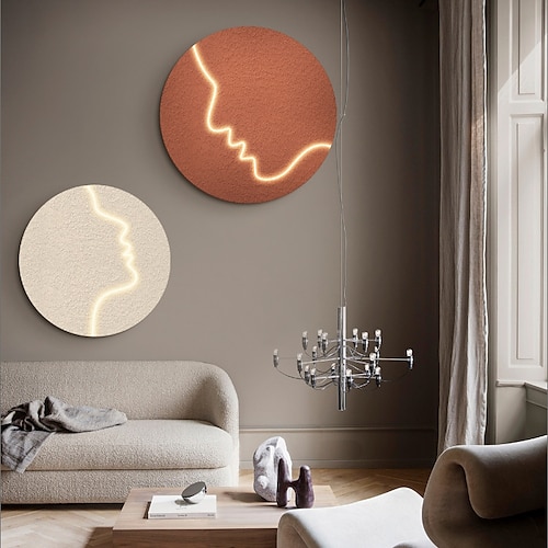 

appliques murales led 1 lumière 40/50/60cm appliques murales led appliques murales lumière moderne style de luxe chambre salle à manger applique murale en résine 110-120v 220-240v