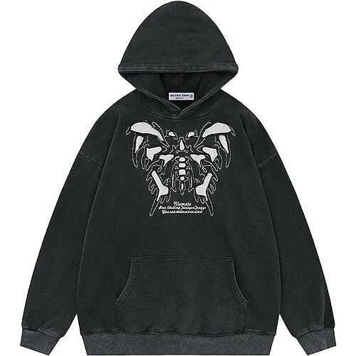 

Sweatshirt Zip Hoodie Pullover Plain Side Pockets Hoodie For Men's Women's Unisex Adults' Hot Stamping 100% Polyester Street Casual Daily