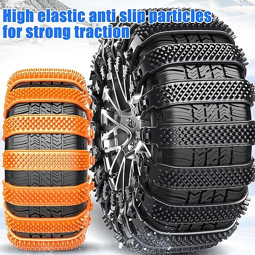 

Cadena de ruedas para neumáticos de invierno de coche, cadenas para nieve, cinturón de cable para neumáticos, cadena de emergencia para exteriores, cadena antideslizante para neumáticos de nieve,