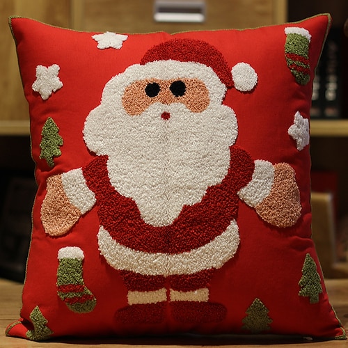 

Housse de coussin pour canapé, cadeau de noël, promotion du nouvel an, cadeau pour la maison, dessin animé mignon, pour le bureau