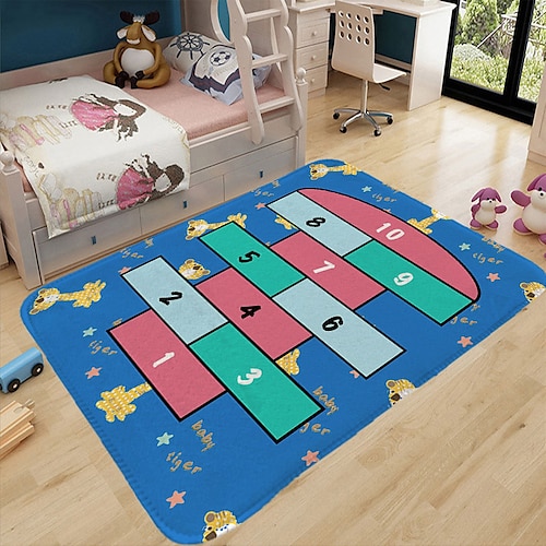 

Kids Play Rug for Baby Play Mat for Floor Kids Rugs for Playroom Playtime Season Educational Area Rug for Kids Room Classroom