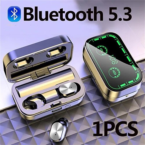 

TWS Bluetooth 5.3 Headphone Low Latency Earbuds Sports Waterproof Wireless Earphone Noise Cancelling Gaming Headsets Bwith Mic and Charging Box