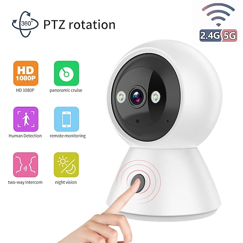 

Security Camera Intelligent Electronic Device Surveillance Wireless wifi Webcam 360 Home Remote Control