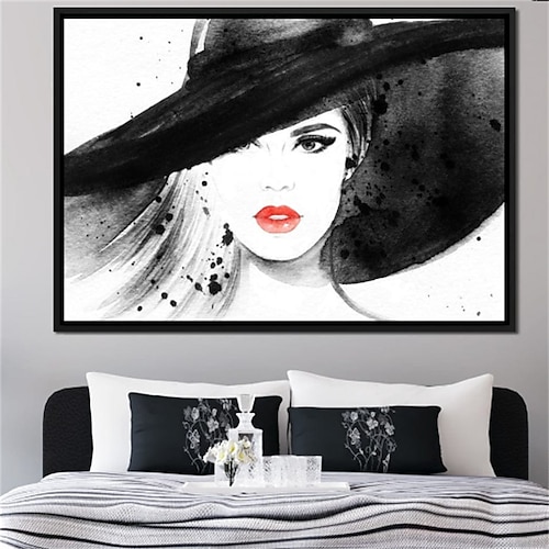 

People Wall Art Canvas Fashion Icon Prints and Posters Abstract Portrait Pictures Decorative Fabric Painting For Living Room Pictures No Frame