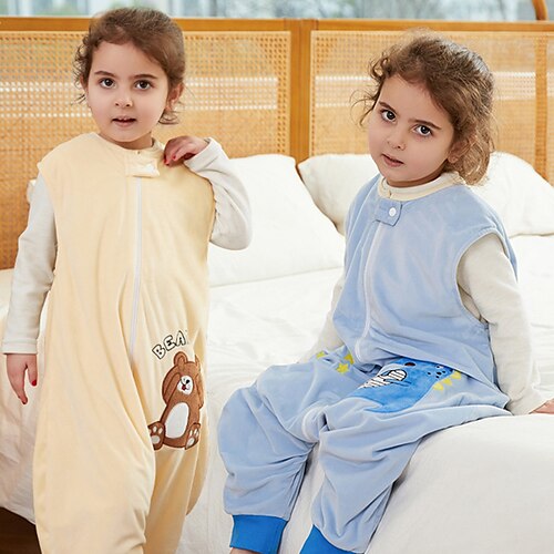 

Kinder Kigurumi-Pyjamas Nachtwäsche Pyjamas-Einteiler Tier Tier Pyjamas-Einteiler Kuschelig Flanell Cosplay Für Jungen und Mädchen Tiernachtwäsche Karikatur