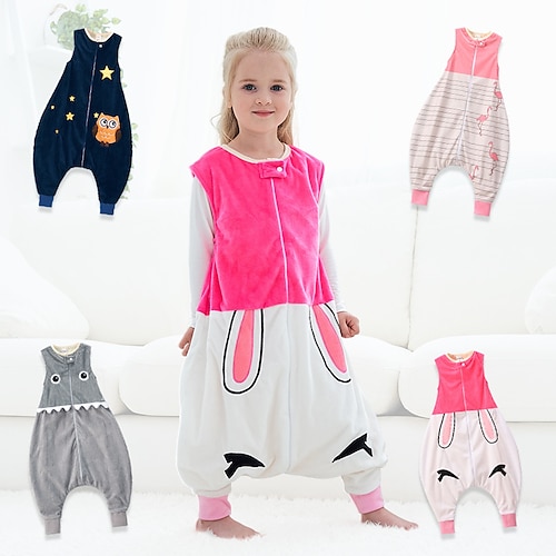 

Kid's Kigurumi Pajamas Nightwear Onesie Pajamas Animal Animal Onesie Pajamas Cute Flannelette Cosplay For Boys and Girls Animal Sleepwear Cartoon