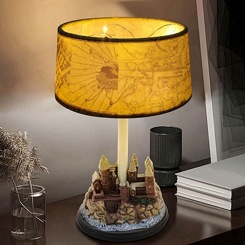 

Настольная лампа Гарри Поттера с подсветкой замка Хогвартс, рождественский декор, подарок, рождественский подарок 18,512 см