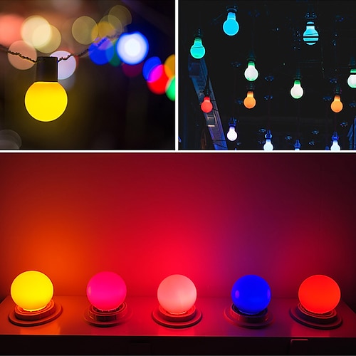 

E27 LED Light 3W 300 Lumen LED Light Bulbfor Party Decoration and Smart Home Lighting6 Color Choices (1 Pack)