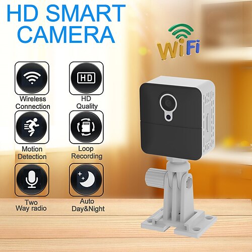 

IP Camera 1080P Mini Wireless Night Vision With Audio Switch between night day Indoor Apartment Support