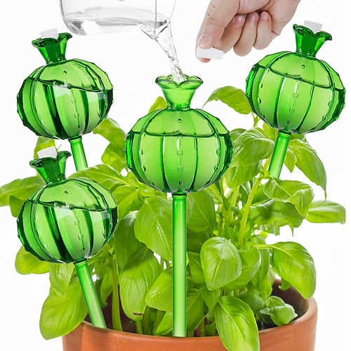 

Шарики для полива растений - 1 шт. выдувные устройства для полива растений вручную, самополивающиеся шарики для полива комнатных растений, лампочки для полива растений кактусов