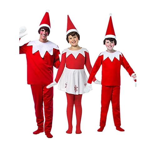 

Elf Cosplay Costumes Matching Family & Couples Men's Women's Boys Girls' Cosplay Costume Family Matching Outfits Christmas Christmas Christmas Eve Kid's Adults' Party Christmas Polyester Costume
