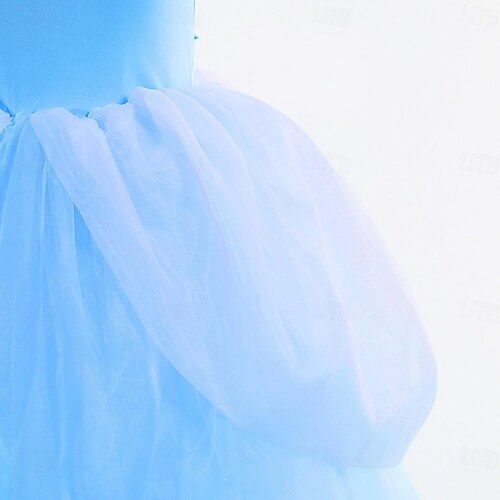 Snow Queen Princess Cinderella Fairytale Dress Flower Girl Dress Tulle Dresses  Cute for Girls' Kid's Children's Day Wedding Wedding Guest 2026 - JOD JD8.46
