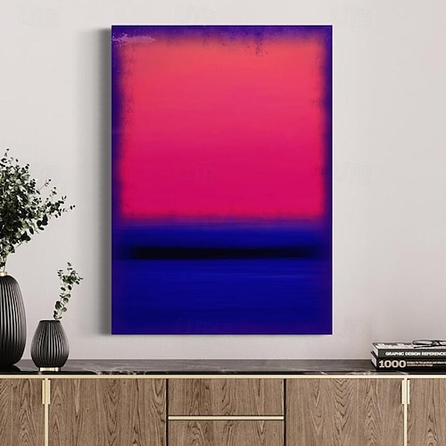  dipinto a mano mark rothko riproduzione artistica su tela rothko wall art abstract canvas wall art rosso e giallo mix pittura astratta minimalismo arte pittura decorazioni per la casa cornice