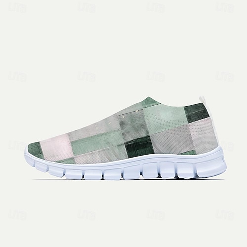 Муж. Кеды Мокасины и Свитер Мужская повседневная обувь Обувь с принтом Flyknit обувь Беговая обувь Для фитнеса Для прогулок Спортивные На каждый день Атлетический Повседневные Трикотаж