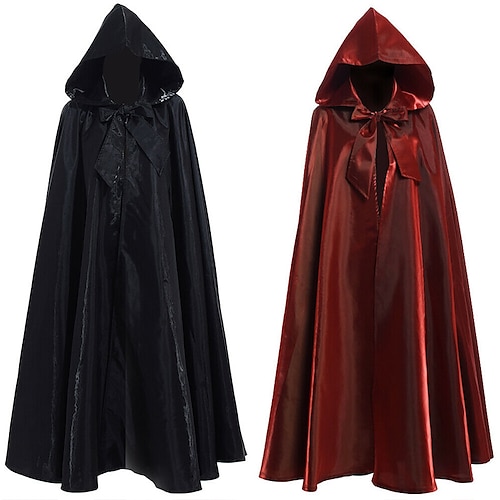 

Punk & Gothic Medieval 18th Century 17th Century Cape Cosplay Costume Cloak Witch Plague Doctor Men's Women's Unisex Halloween Carnival Masquerade LARP Cloak Medieval Cloak