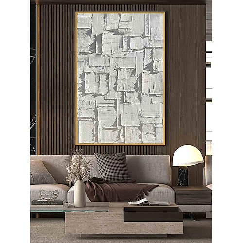  Beige Texture Wall Art Wabi-sabi Wall Art Solid Beige Minimalist Painting Large Beige Plaster Wall Art Beige Rippled 3D Texture Painting