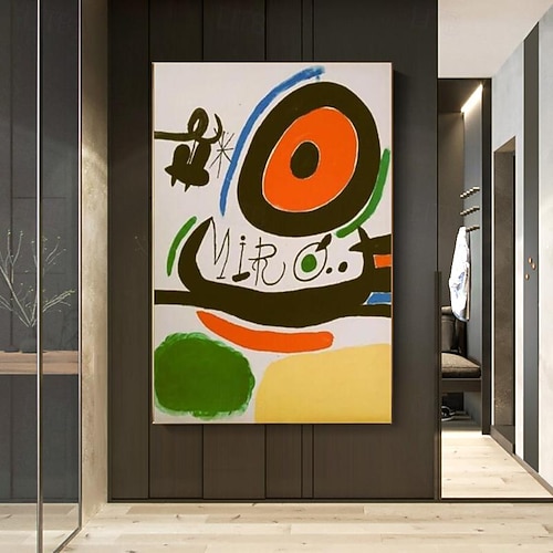 2026年 手描きのコピー有名なジョアン・ミロの絵画キャンバス現代