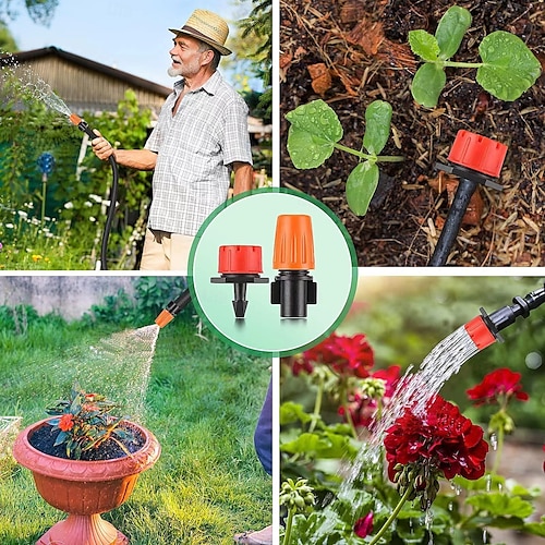 Kit di irrigazione a goccia da 148 pezzi da 30 m, 50 testine di irrigazione, sistema di irrigazione automatico regolabile per giardinaggio | Leroy Merlin