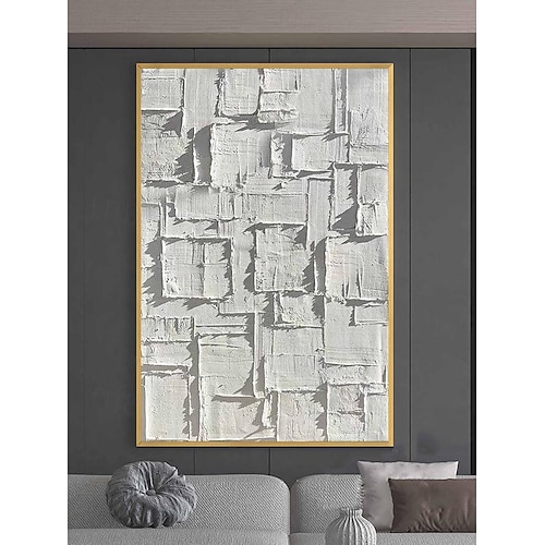 Beige Texture Wall Art Wabi-sabi Wall Art Solid Beige Minimalist Painting Large Beige Plaster Wall Art Beige Rippled 3D Texture Painting