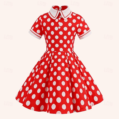 red and white polka dot swing dress GGR Rockabilly Halter Dress in Red with White Polka Dots