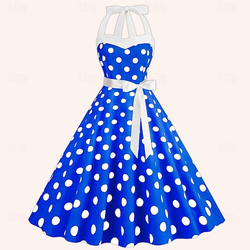 Retro Vintage 1950s Midi Dress A-Line Dress Swing Dress Halter Plaid Checkered Gingham Fancy Dress Women's Date Bachelorette Party Adults' Dress Homecoming Dresses Summer Spring 2026 - CHF32 Retro Vintage 1950s Midi Dress A-Line Dress Swing Dress Halter Plaid Checkered Gingham Fancy Dress Women's Date Bachelorette Party Adults' Dress Homecoming Dresses Summer Spring 2026 - CHF32